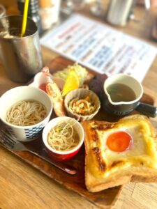 CAFEじゃりんこ　モーニング　　自爪育成サロン 瑞穂市ネイルサロン#岐阜ネイルサロン #大垣ネイルサロン #完全個室ネイルサロン #グリーンネイル補修 #美爪育成サロン #貝爪 #深爪 #自爪育成サロン #爪の形を綺麗にするサロン #ルビケイト岐阜講師